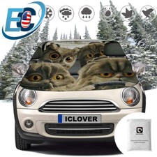 Magnetic Car Windshield Snow Cover Sun Shade Protector Winter Frost Dust Guard