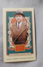 2013 Panini Golden Age Mini American Caramel Blue Back  #18 Knute Rockne