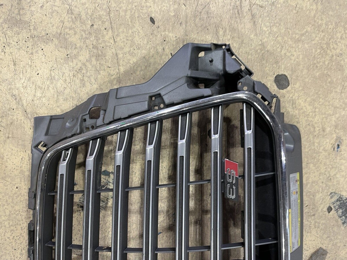 2013-2016 Audi S3 8V Front Center Platinum Grey Grille Assembly