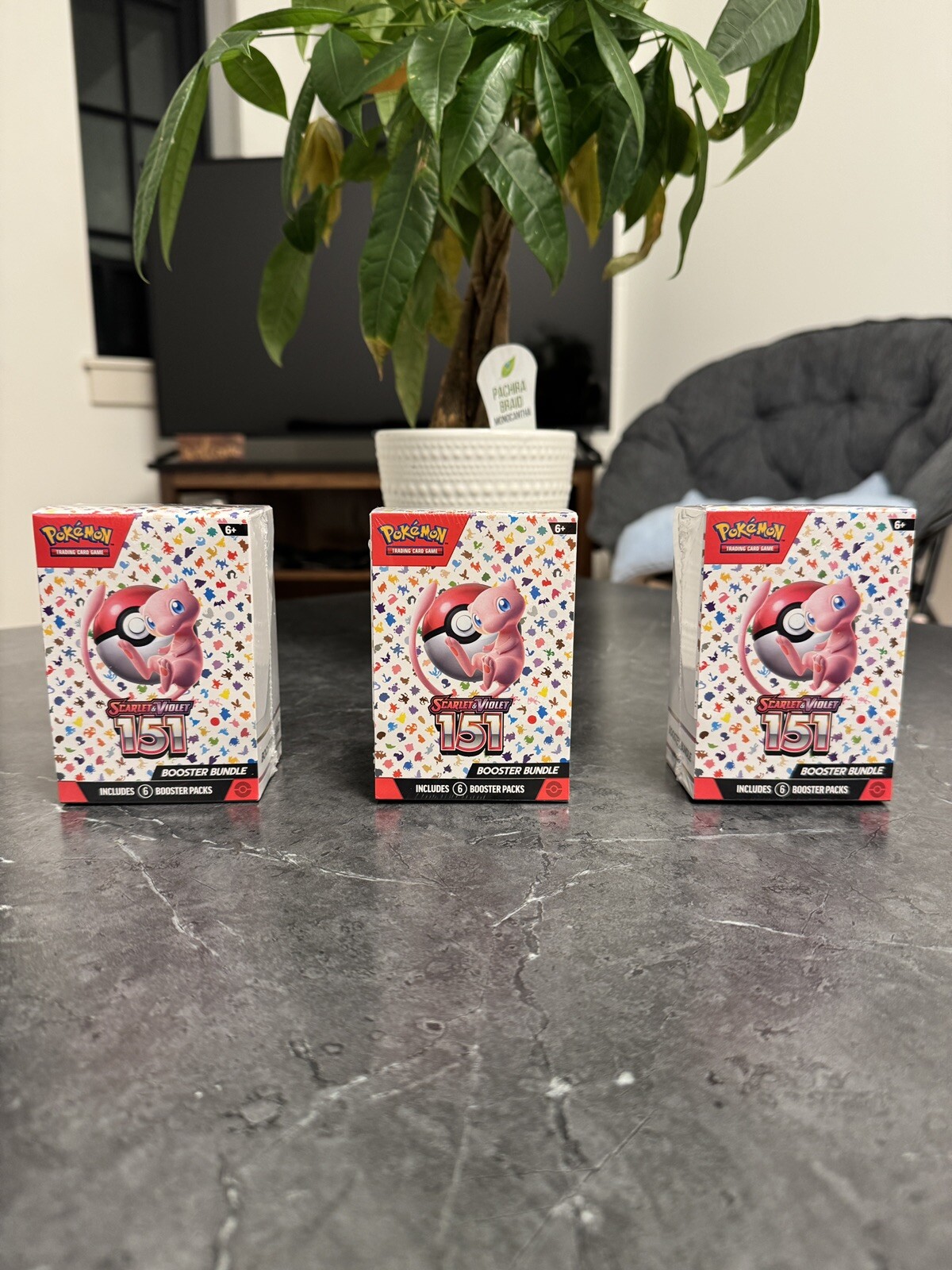 Pokemon TCG: Scarlet & Violet 151 Booster Bundle - Brand New Sealed (LOT OF 3)