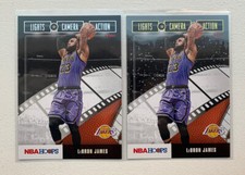 2019-20 Hoops Lights Camera Action LeBron James WINTER EDITION + BASE NM/M