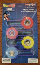 Vintage Dragonball Z Flying Saucers Games Party Set Of 4 Designware 2000 Dragon 