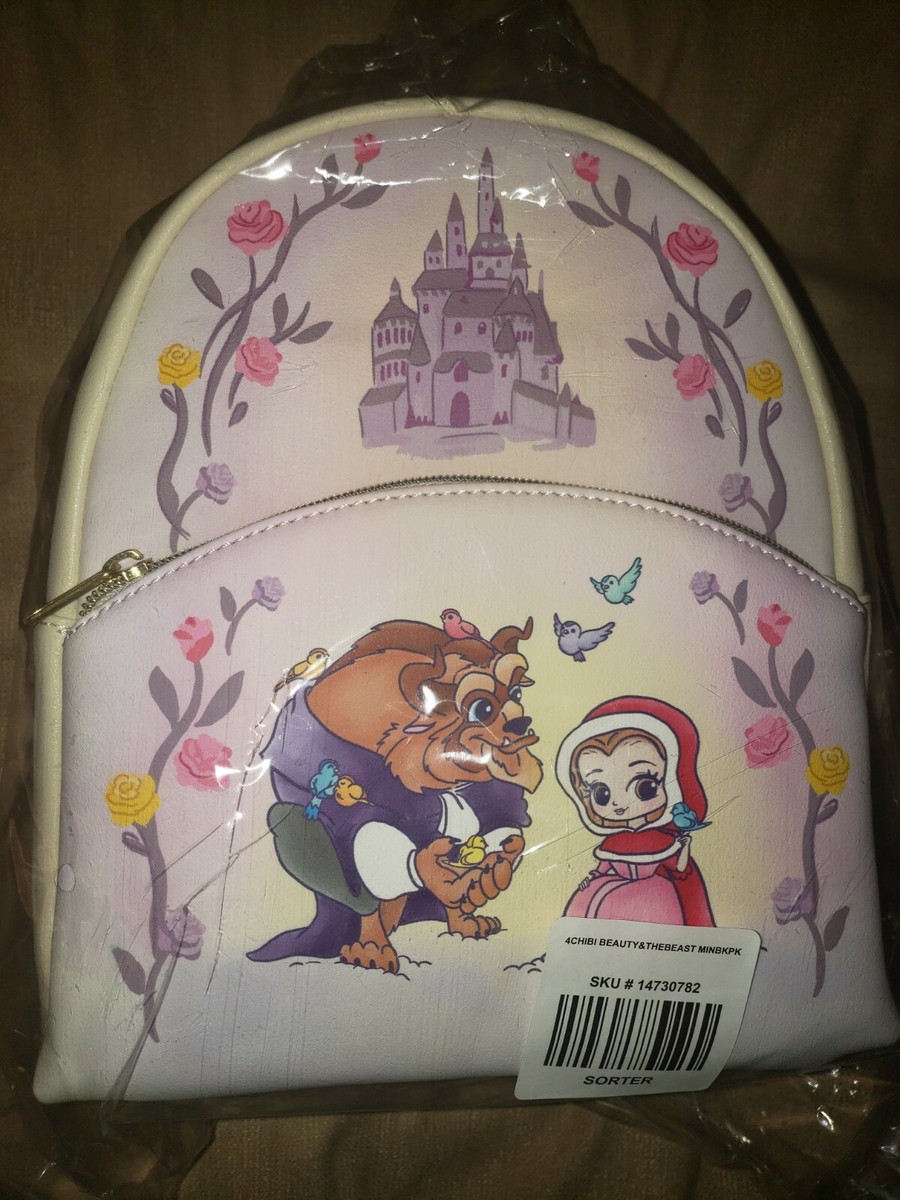 Loungefly Disney Beauty And The Beast Chibi Character Mini 