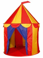 Red Floor Circus Tent Indoor Children Play House Outdoor Kids Toy Castle