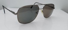 Vintage Lawrence Eyewear Tom Pewter Gunmetal Pilot Sunglasses Italy FRAMES ONLY