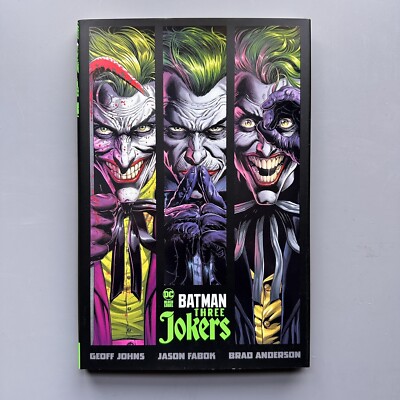 Batman Three Jokers Hardcover HC Geoff Johns Jason Fabok Black Label