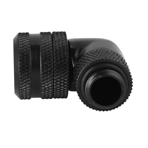 /4 Thread Water Cooling Fitting 90° Degree Elbow for 10x14 Hard Thbe TG - Afbeelding 9 van 10
