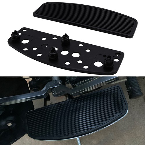 Rubber Front Rider Insert Floorboard Footboards Pad For Harley Touring Softail - Picture 12 of 12