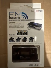 NEW LHOME FM transmitter MODEL NO. LH-101 Play Music On Any Radio