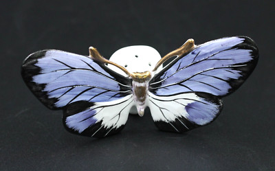S&M Tapolca - Hungary Schmetterling Figur Wanddeko Handarbeit Vintage 13 x 6 cm