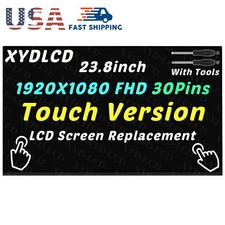New 23.8in for Dell OptiPlex 7490 AIO FHD In-Cell Touch LCD Screen Display Panel