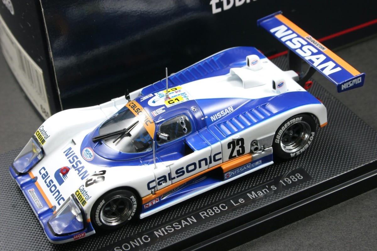 Ebbro 43680 1:43 Scale Calsonic Nissan Nismo R88C 1988 Le Mans No