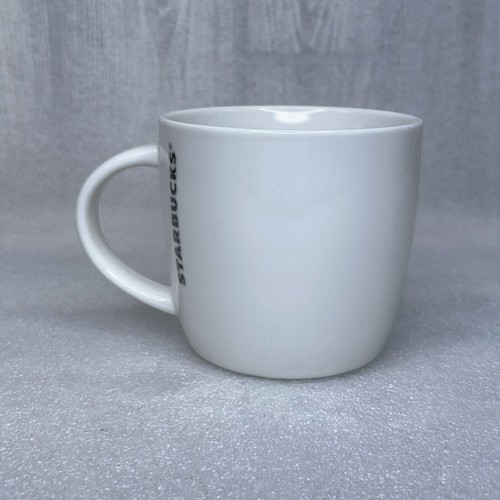 Starbucks Coffee Mug Cup White Black Mermaid Logo Siren 14 fl oz 2017 NICE! - Picture 3 of 6