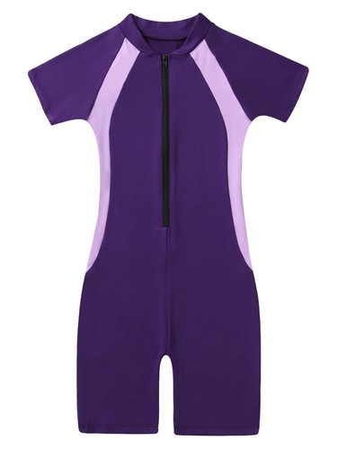 Kids Boy Girls Rash Guard Swimsuits Wetsuits Thermal Swimwear Swimming Costume - Picture 39 of 88