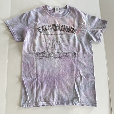Extravaganja T-Shirt Weed Festival Northampton MA 2017 Tie Dye Hippie Size Small