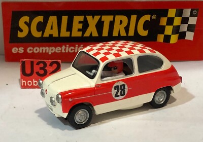 SCALEXTRIC ALTAYA Rally Mythische SEAT 600 #28 Rally Costa Brava 1972 S. Servia