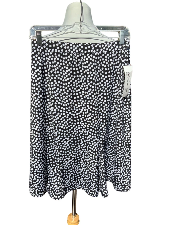 NY COLLECTION DAMAS PEQUEÑA FALDA PLISADA CINTURA ELÁSTICA NUEVA CON ETIQUETAS PS Foto 4 de 4