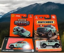 Lot Of 2 Matchbox Forest Ranger Ford Bronco Jeep Grand Cherokee Moving Parts P Lot Of 2 Matchbox Forest Ranger Ford Bronco Jeep Grand Cherokee Moving Parts P