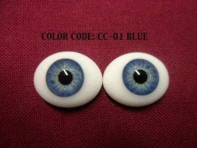PABOL 18 MM CC01Blue Glass Doll Eyes Fast shipping