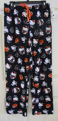 NWT Hello Kitty by Sanrio Halloween Large Frankenstein Mummy Pumpkin Pajama Pant