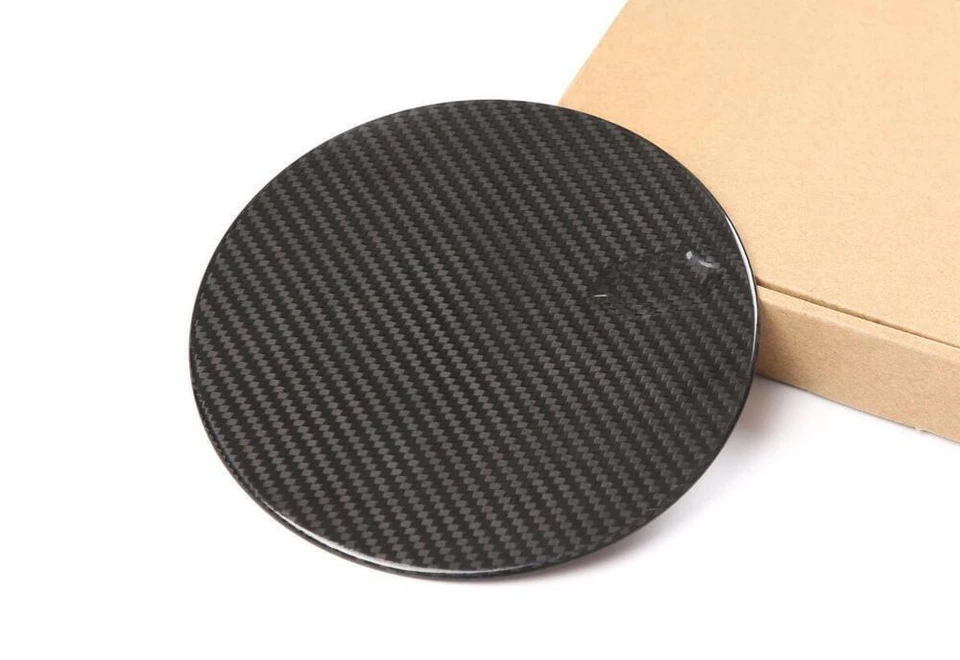 Real Carbon Fiber Fuel Cap Cover Trim Fit for LAMBORGHINI Huracan 2014-21 - Изображение 2 из 4