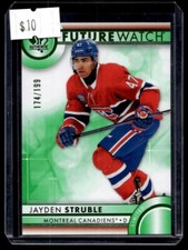 2023-24 SP Authentic Limited Green Future Watch Rookie Jayden Struble RC /199