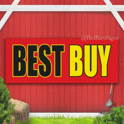 BEST BUY Advertising Banner Vinyl Mesh Sign good fix sale price shop discount