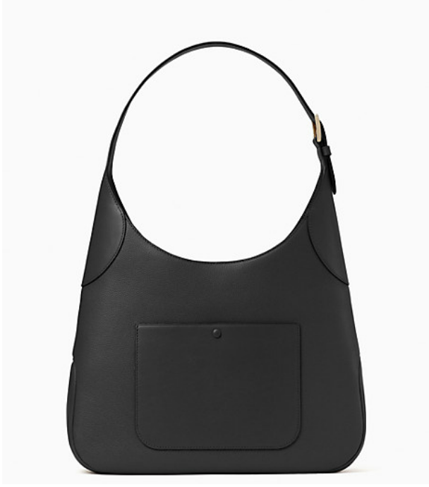 Kate Spade Aster Shoulder Bag in black pebbled leather and