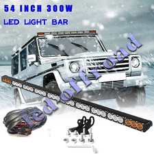 54 Inch Led Light Bar Amber White Combo Ofroad Car Truck Suv 4wd Driving Lamp 56 54 Inch Led Light Bar Amber White Combo Ofroad Car Truck Suv 4wd Driving Lamp 56