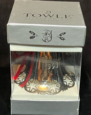 TOWLE Silversmiths Annual 1993 Christmas Bell Made in the USA Vintage with Box