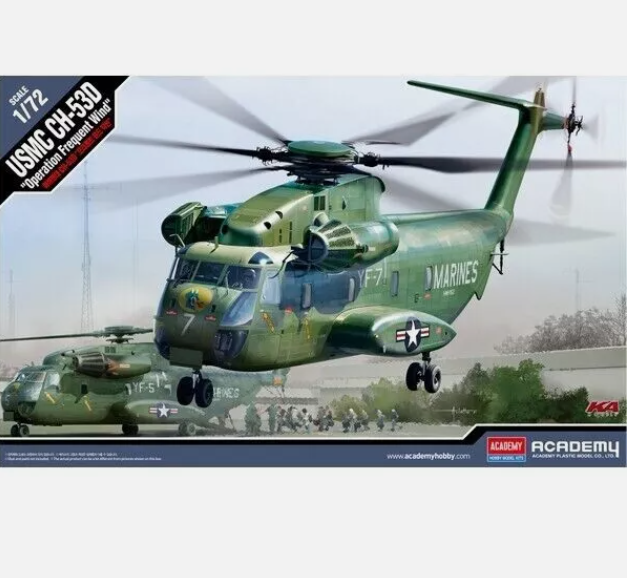 Academy 12575 1 72 USMC CH-53D Sea Stallion Military