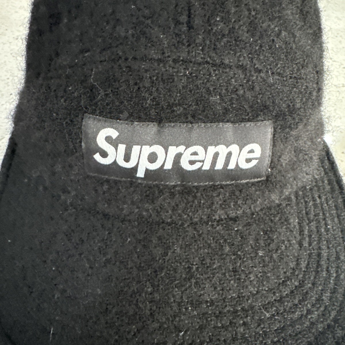 Supreme × HARRIS TWEED backet hat SUPREME F/W 15 Harris Tweed box logo camp cap hat red used