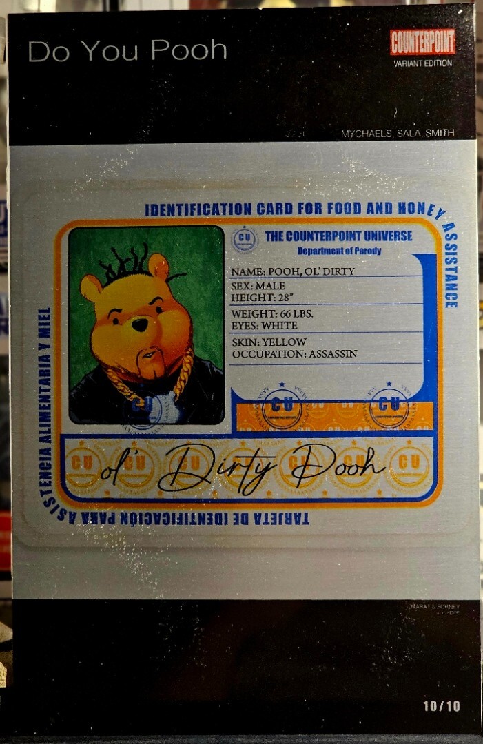 Do You Pooh ODB Ol Dirty Pooh Wu-Tang Clan Marat Mychaels 10/10