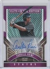 2015 Panini Elite Extra Edition /75 Correlle Prime #158 Autograph Die Cut Purple