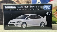 TOMICA PREMIUM #37 HONDA CIVIC TYPE R (FD2) 1/64 SCALE NEW IN BOX USA STOCK!!!