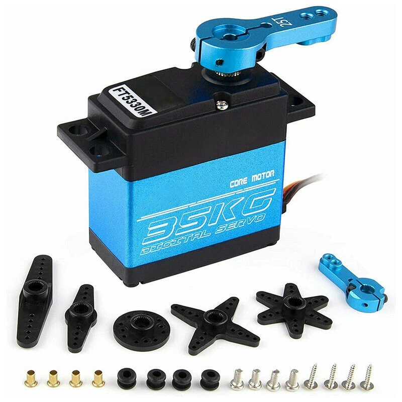 2x FT5330M 35kg Digital Servo Metallgetriebe Lenkgetriebe für RC Car Boat Robot - Bild 2 von 4