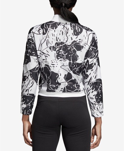 Women's Adidas Bomber Jacket, Size Medium - White