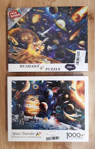 * HUADADA Puzzle 1000 Teile Weltall verschiedene Motive ca. 50x70cm NEU