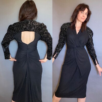 Vtg silver glitter HIDY MISAWA Party Cocktail black Dress US 4 6 cut out stretch | eBay UK Vtg silver glitter HIDY MISAWA Party Cocktail black Dress US 4 6 cut out stretch | eBay UK