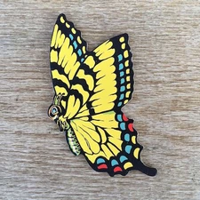 Original Sign BUTTERFLY INSECT DIECUT Dimestore Cardboard Figural DISPLAY 