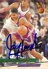 Jay Humphries autographed Basketball Card (Utah Jazz) 1993 Fleer Ultra #187