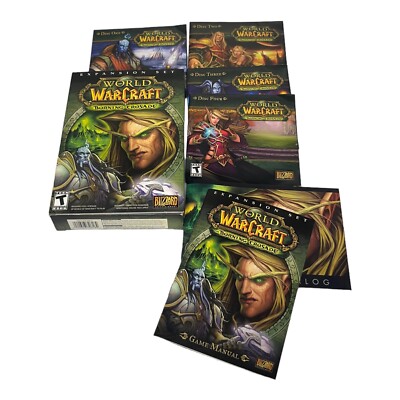 World Of Warcraft: The Burning Crusade Expansion Set 2006 (4 Disc set and more!)