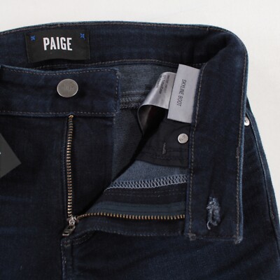 Paige NWT Jeans Size 25 US Skyline Boot Solid Dark Blue Paige NWT Jeans Size 25 US Skyline Boot Solid Dark Blue