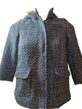 Pumkin Patch Girls Blue Zip-Up Hooded Jacket Size 6