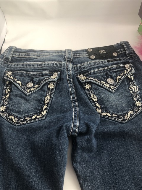 Miss Me Women's Capri Blue BOYFRIEND 