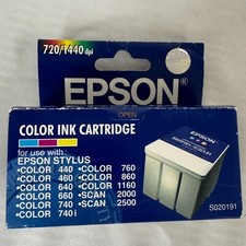 Epson Stylus Printer Replacement Color Ink Cartridge - 720/1440 dpi