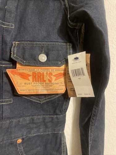 Women's Ralph Lauren Double RL RRL Japanese Denim Coverall NWT $595 Size 1 (XS) - Picture 3 of 10