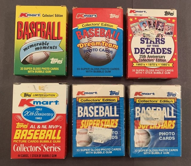 1980's KMART BASEBALL COLLECTORS EDITION TEAM SETS (LOT 6) eBay