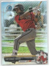 Anfernee Grier Arizona Diamondbacks 2017 Bowman Chrome Refractor