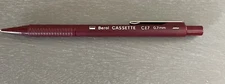 Vintage Berol Cassette CE-7  0.7mm  Mechanical Pencil Maroon Barrel, NOS